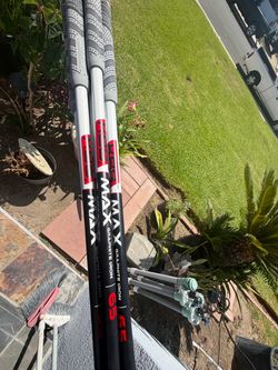 KBS MAX GRAPHITE IRON 65gram SHAFTS R FLEX Set Of 7 Measurements In Description
