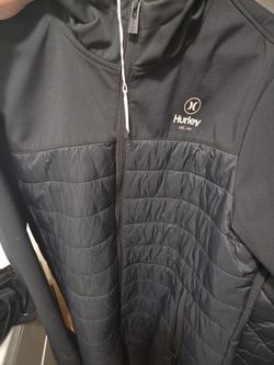 Hurley Black Hybrid Zip-Up Jacket