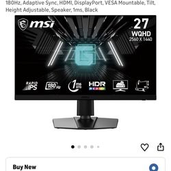 Msi 180 Hz Monitor