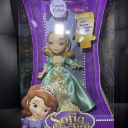 DISNEY SOFIA THE FIRST PRINCESS AMBER DOLL #47