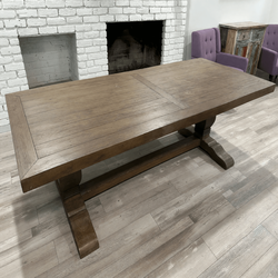 Peter Andrews Rustic Dining Room Set – Like New, 8 Chairs &amp; Sideboard - New York, NY