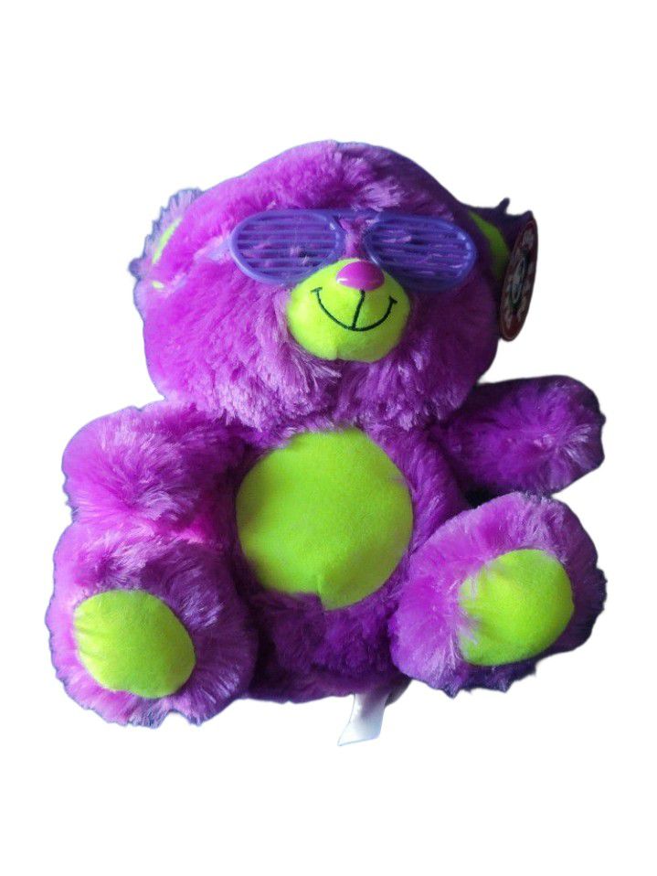 Peek A Boo Toys Purple Teddy Bear