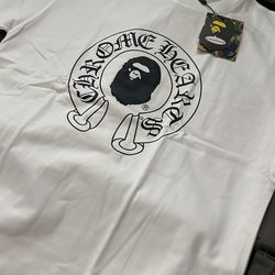 White Chrome Hearts X Bape