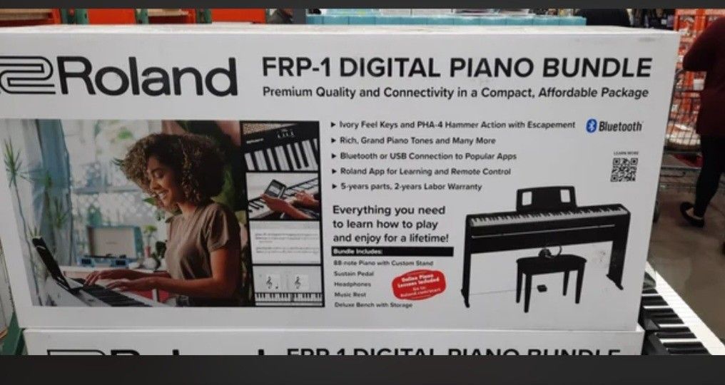 Roland FRP-1 Digital Piano BUNDLE BRAND NEW