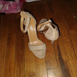 Tan Suede Heels