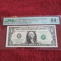 Collectible Coins & Currency One Dollar Bill