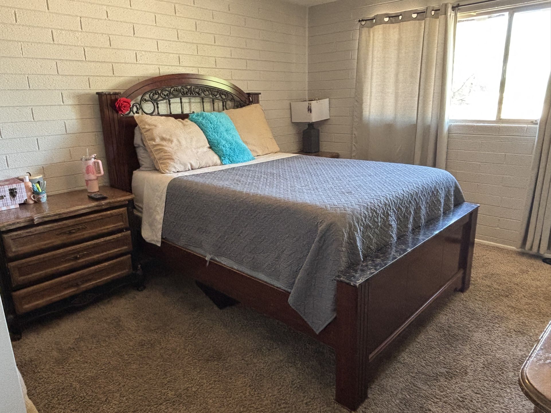 QUEEN BEDROOM SET AND DRESSERS
