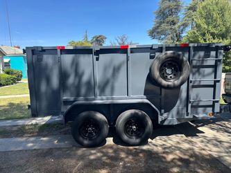 2026 New 8x12x4 dump trailer 12000lbs