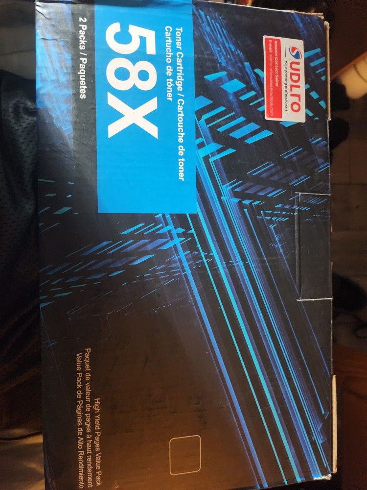 58x Hp TONER cartridge Replacement 2 Pack