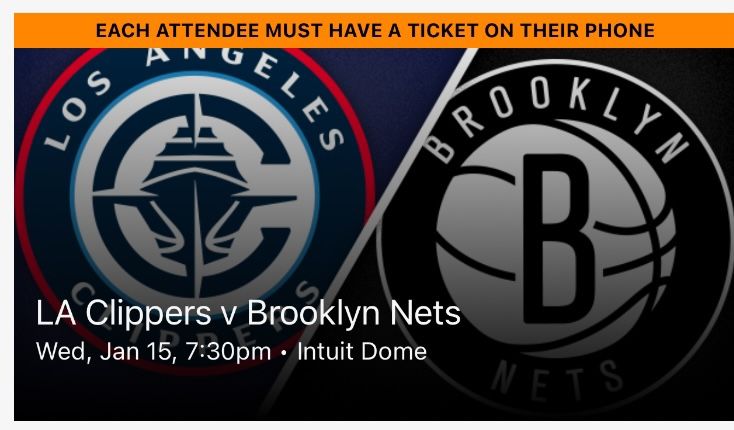 Clippers V Nets