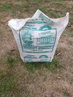 25lbs Of Wool Insulation For Blowing