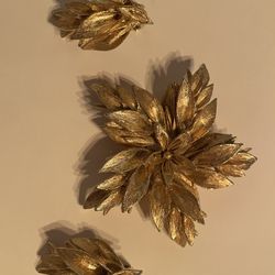 Florenza Vintage Flower Jewelry Brooch And Earrings