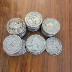 Silver Washington Quarters