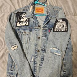 Berserk Custom Patched Denim Jacket 