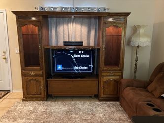 Oak Entertainment Center