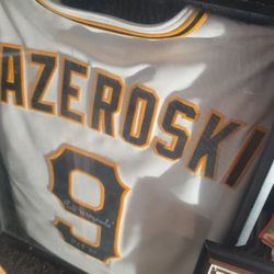 Jersey And Signed B. Mazoroski
