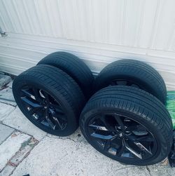 20x8 Dodge OEM Gunmetal Wheels Set of 4