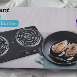Courant Electric Double Burner Black (**NEW**)