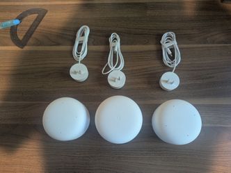 Google Nest Wifi Router (2nd Generation) with 2 mesh endpoints