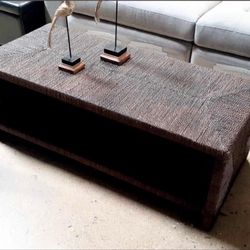 New Boho Rattan Woven Coffee Table 