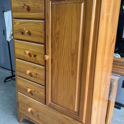 Wood Armoire