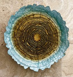 Large Decorative Glass Plate