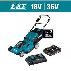 Makita 18V X2 (36V) LXT Lithium-Ion Cordless 21 in. Walk Behind Lawn Mower 