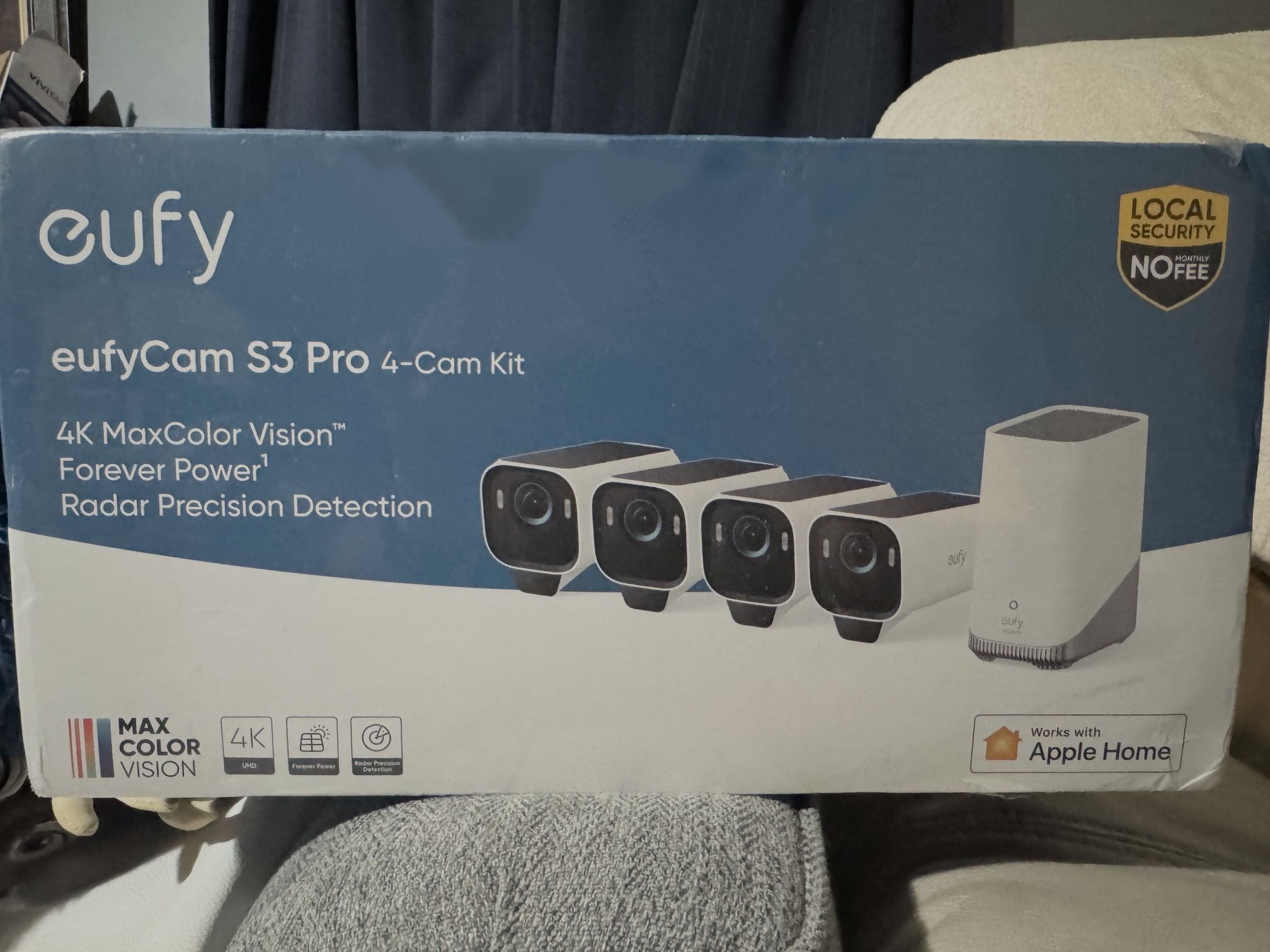 eufyCam S3 Pro 4-Cam Kit 4K MaxColor