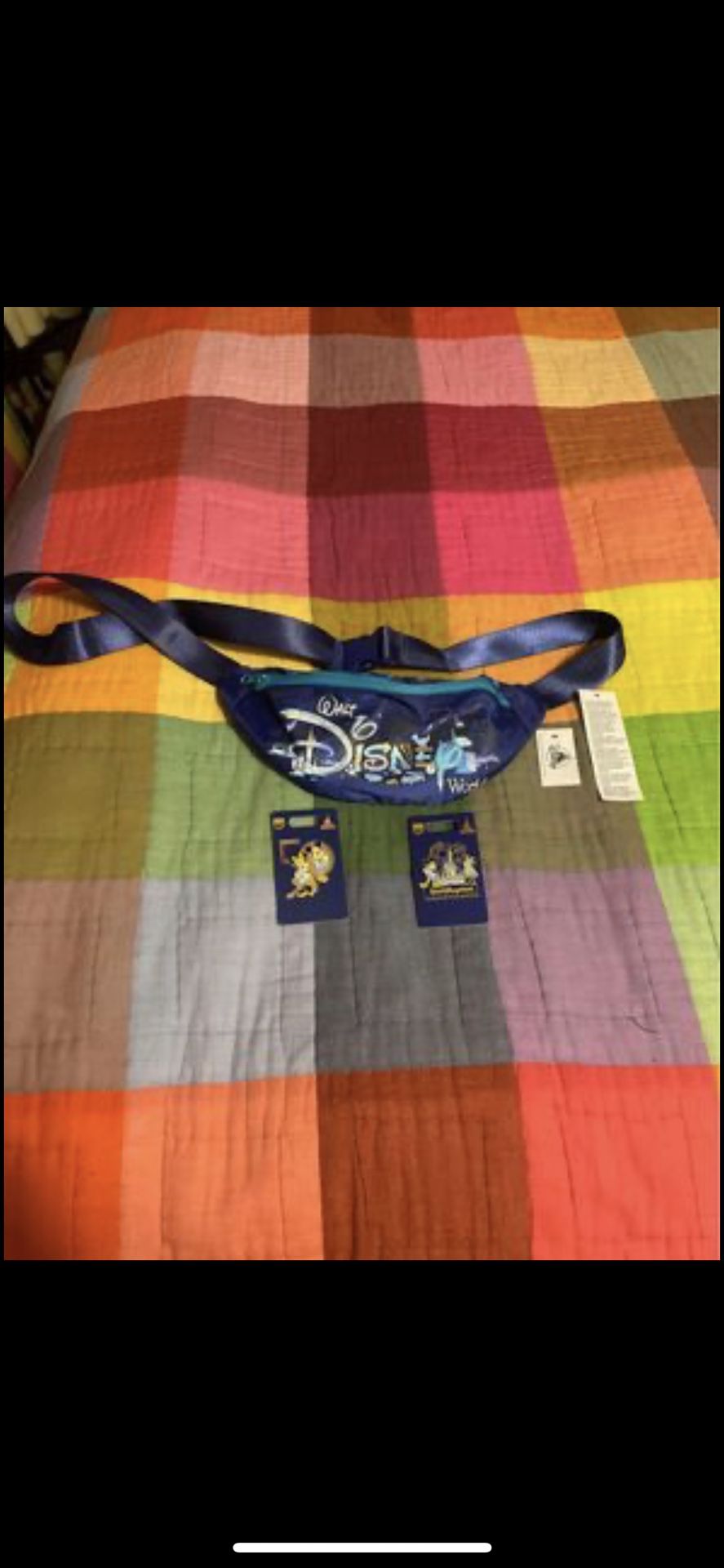 Walt Disney World  50 Ann. Fanny Pack And Two Pins