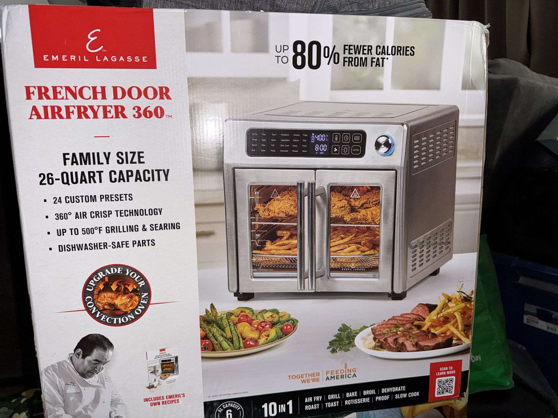 Emeril Lagasse French Door Air Fryer 360