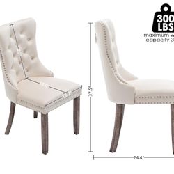 Velvet Chairs Set of 2