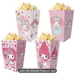 My Melody Popcorn Boxes 12 Pieces 