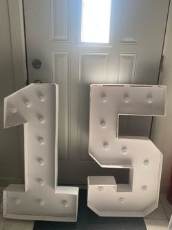15 number decoration