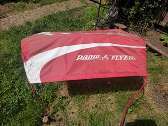 Red flyer canopy