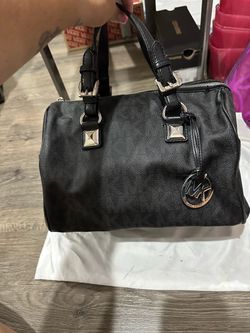 Michael Kors Black Leather Handbag