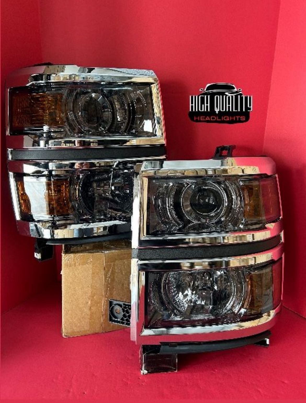 Chevy Silverado 2014. 2015 Headlights.