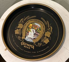 Vintage Olympia Beer Tray