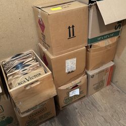 8 Boxes Of 78s 