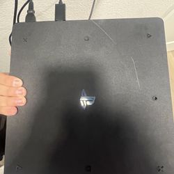 PS4 Slim W All Cords And Controllers