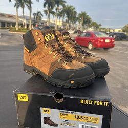 CAT Men's Threshold Waterproof Steel Toe Work Boot