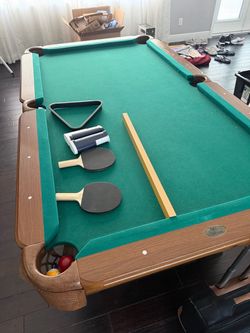 Pool and ping pong table