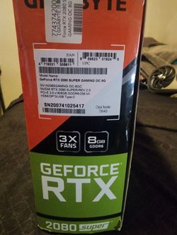 Gigabyte RTX 2080 Super OC 8G
