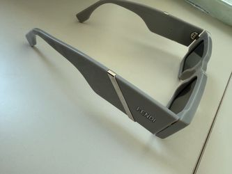 Fendi Gray Square Sunglasses