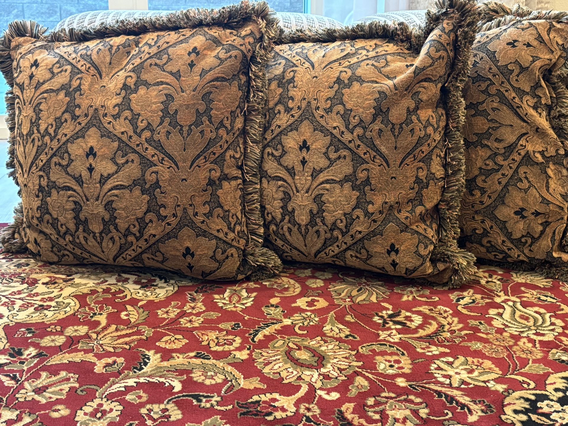 Feather Filled Toss Pillows