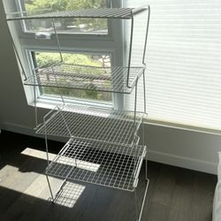 LARGE sturdy stacking shelf (retails $25 each)