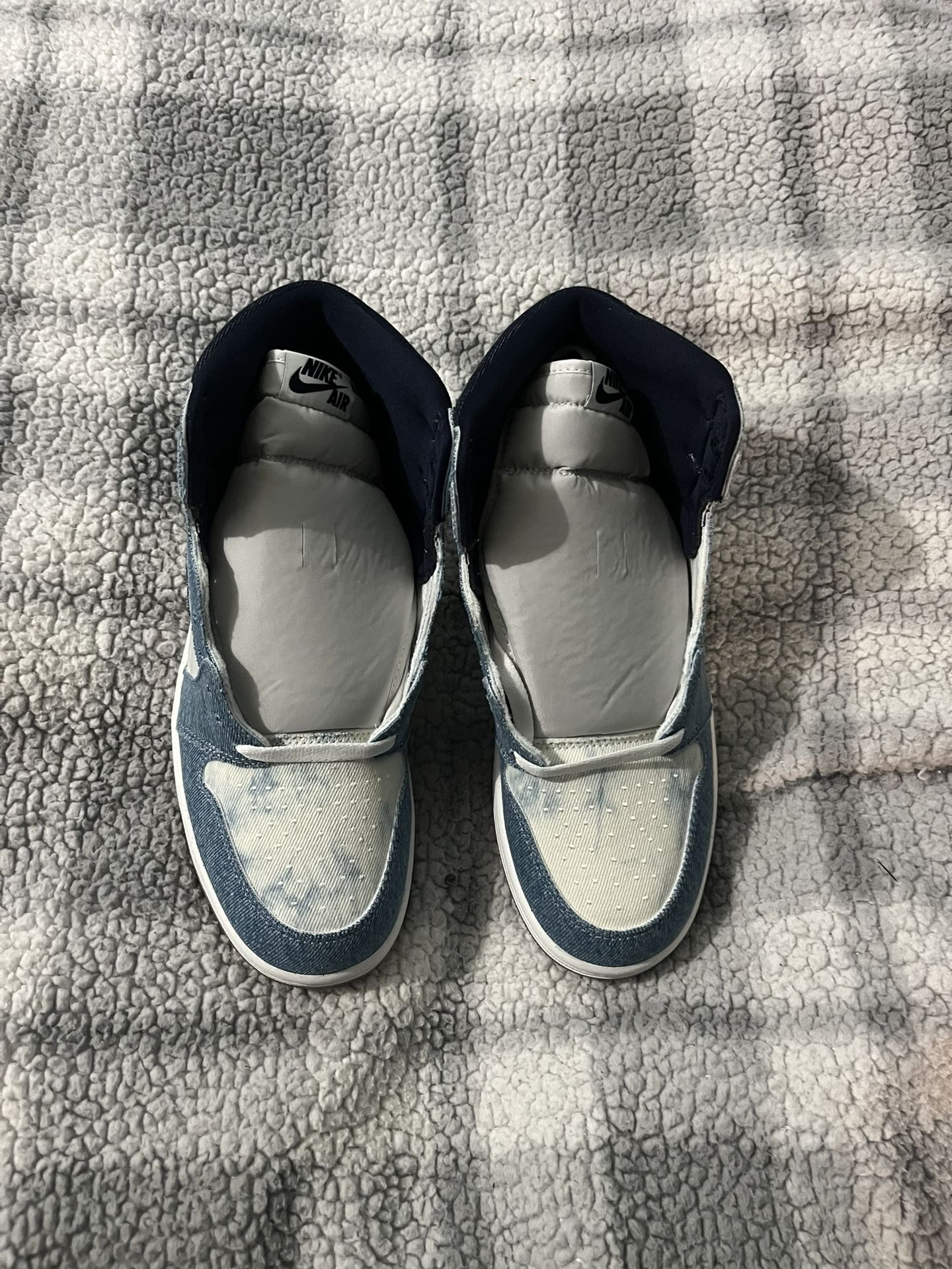 Nike, Jordan Ones, Denim, size 10’s