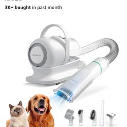 NEW Pro Pet Grooming Kit & Vacuum Suction, Professional Clippers