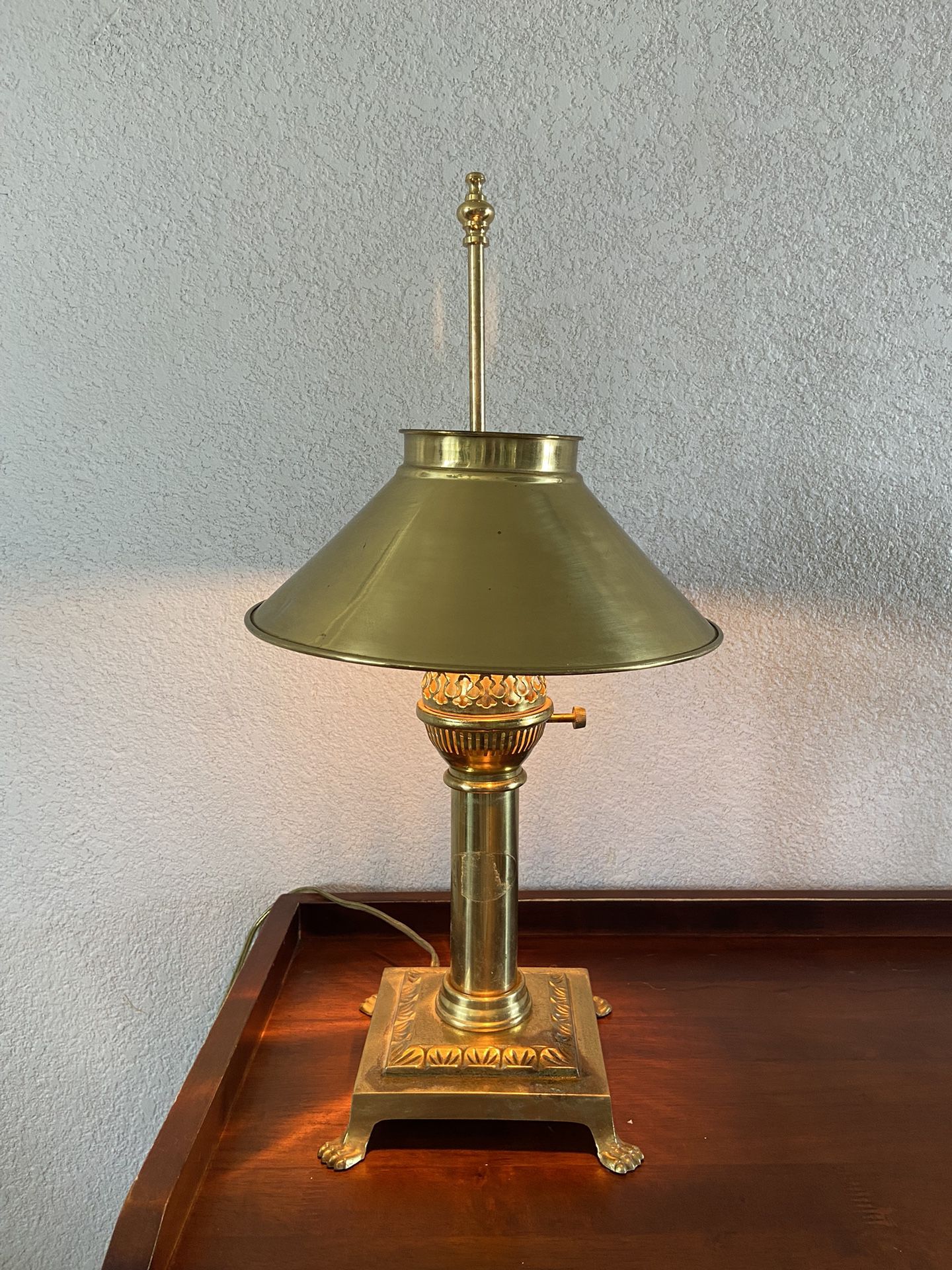 1970s ORIENT EXPRESS PARIS-ISTANBUL BRASS TABLE LAMP