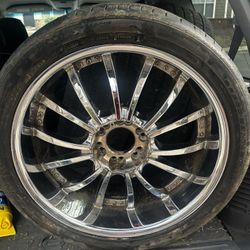 22 inch rims with tiers (all 4)