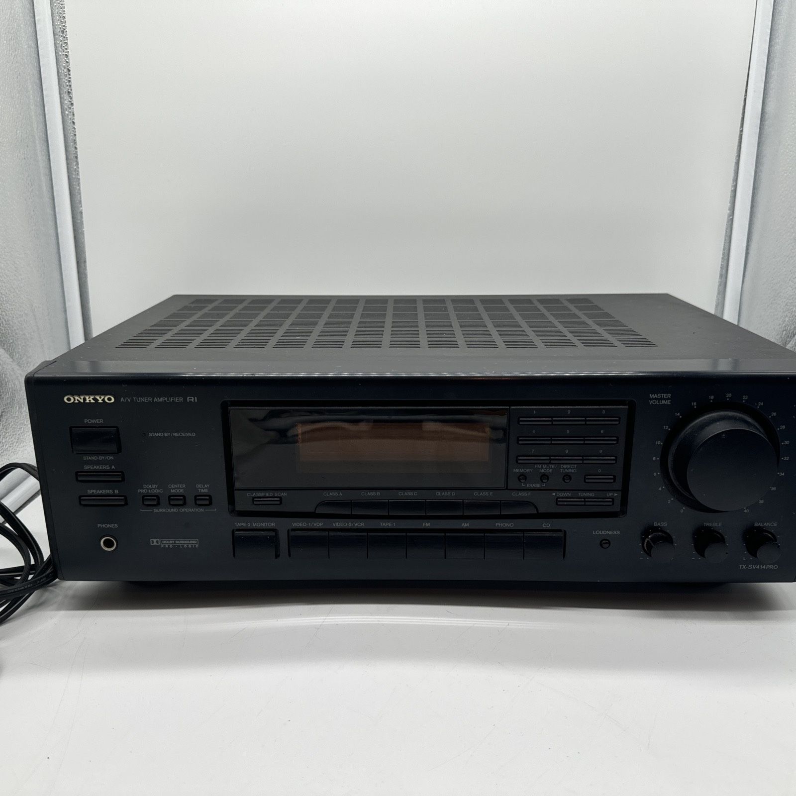 Onkyo TX-SV414PRO A/V Tuner Amplifier Receiver Works Tested